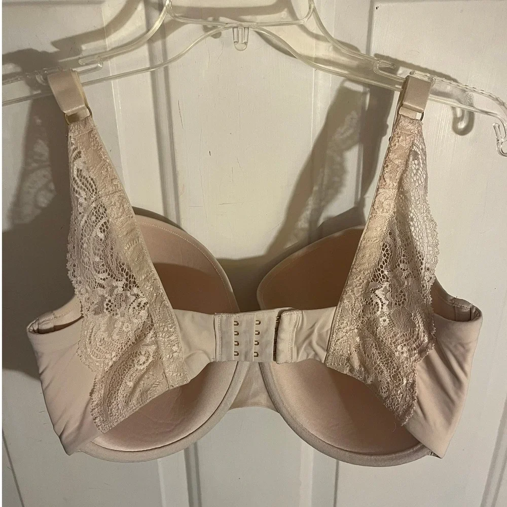 ThirdLove NWOT‎ $78 Women's Cream 24/7 Lace Detail T-Shirt Underwired Bra in 34H